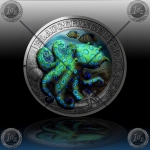 KOMPLET - 3 EVRO AVSTRIJA 2022 (OCTOPUS) + UV LUČKA